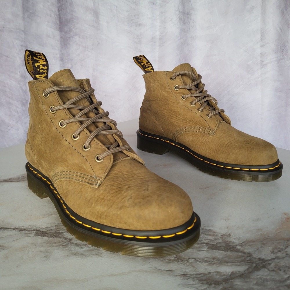 Dr. Martens 101 Size 8 Women's 6-EyeLace Up Combat Tan